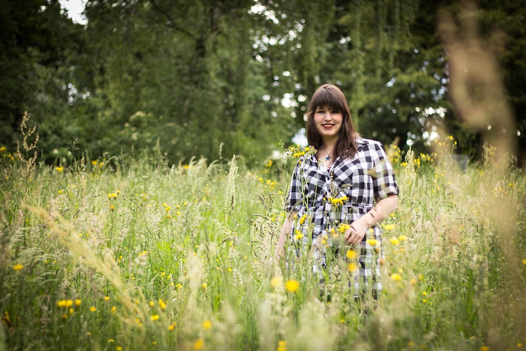 Anita in the Grass